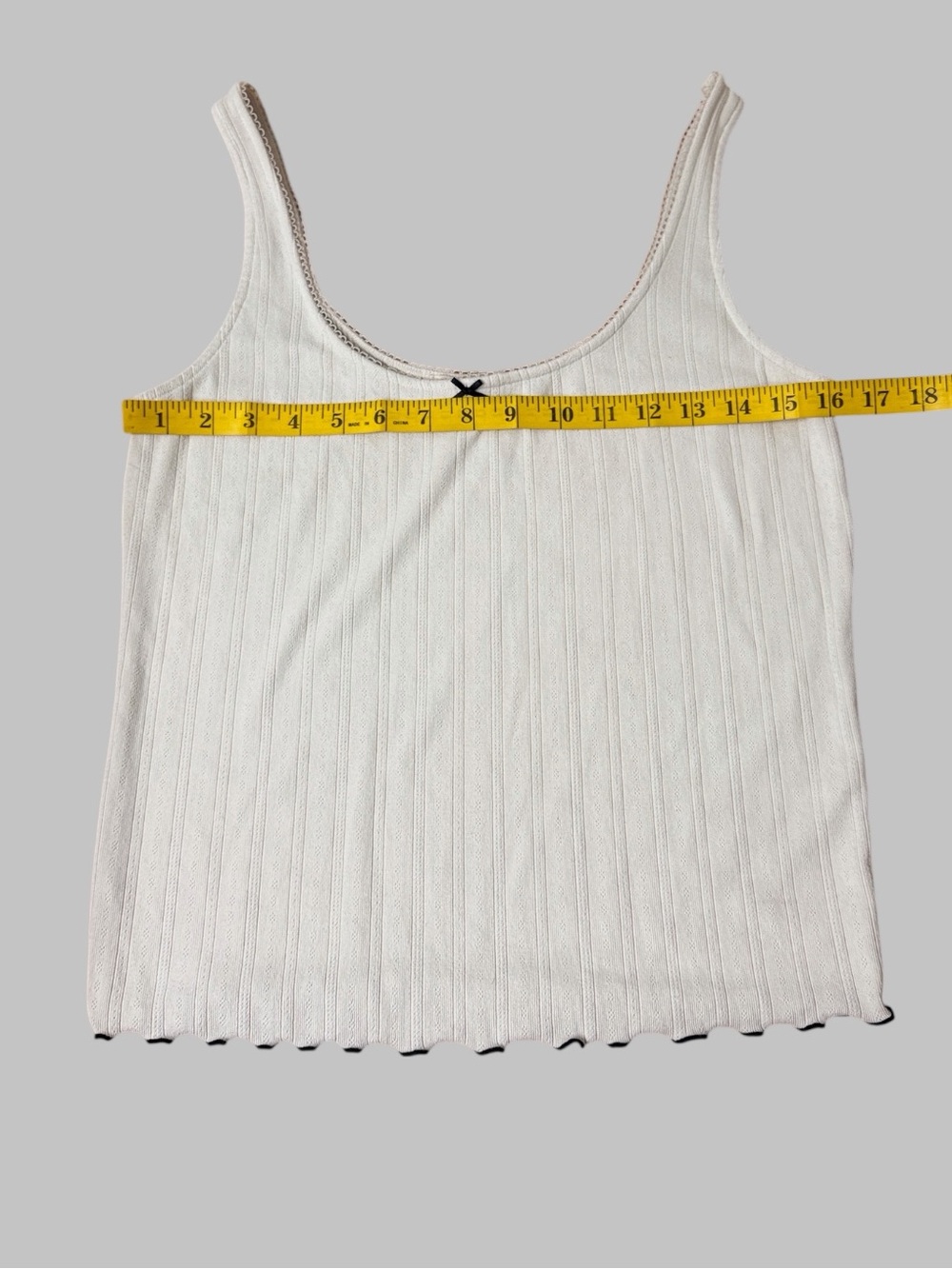Abercrombie & Fitch A&F Lounge Collection Ribbed Cream Pajama Set - Picture 6 of 6